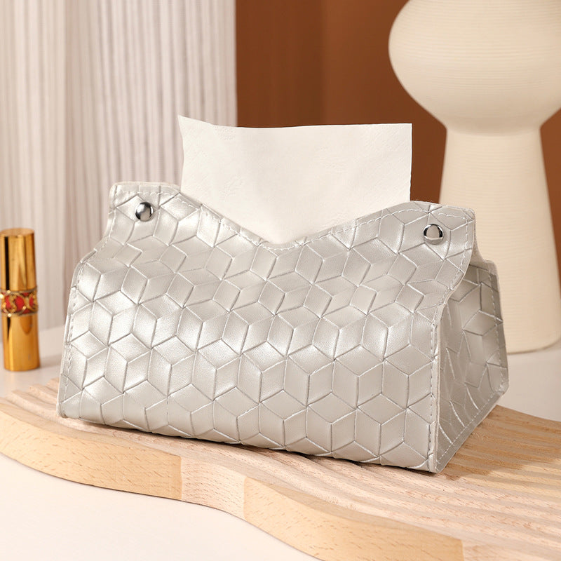 Stylish Geometric Tissue Box Cover