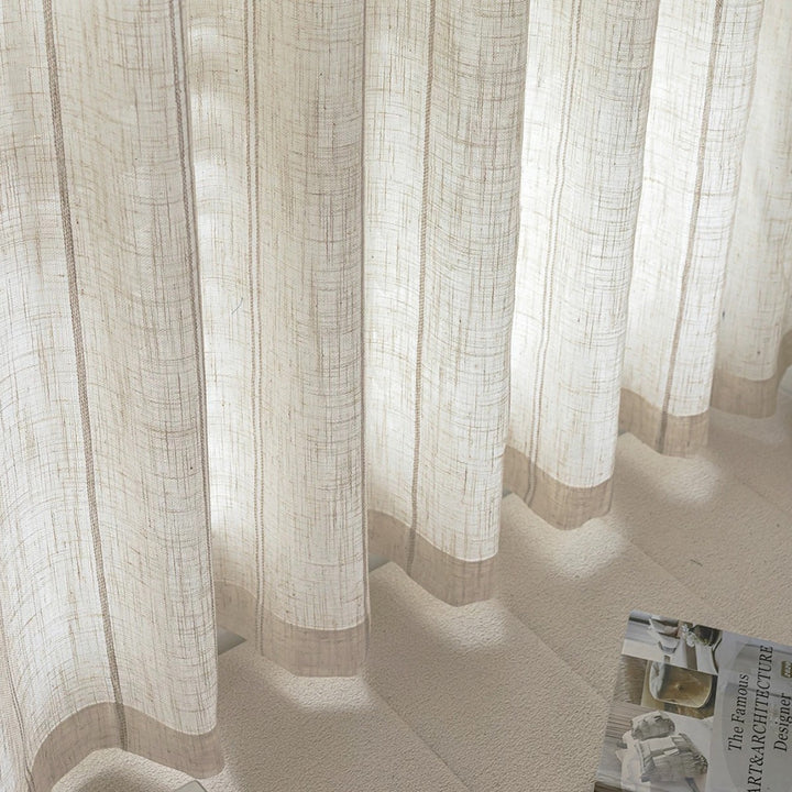Textured Linen Curtains Bowlift