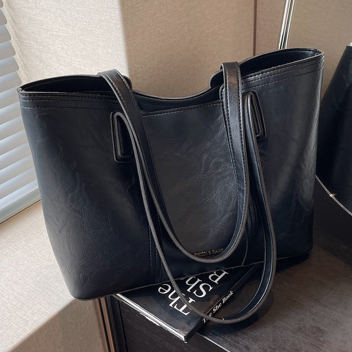 Classic Leather Tote Bag Bowlift