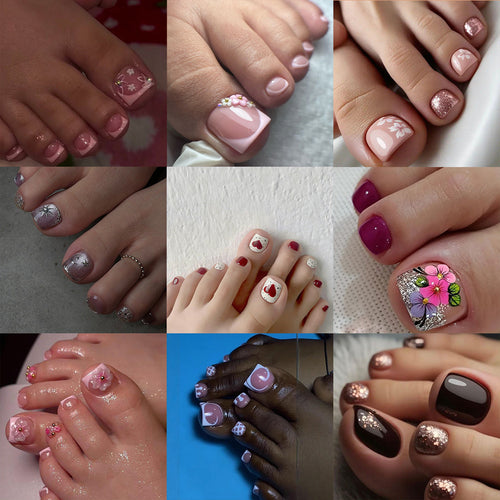 Artificial nails for elegant foot care Bowlift