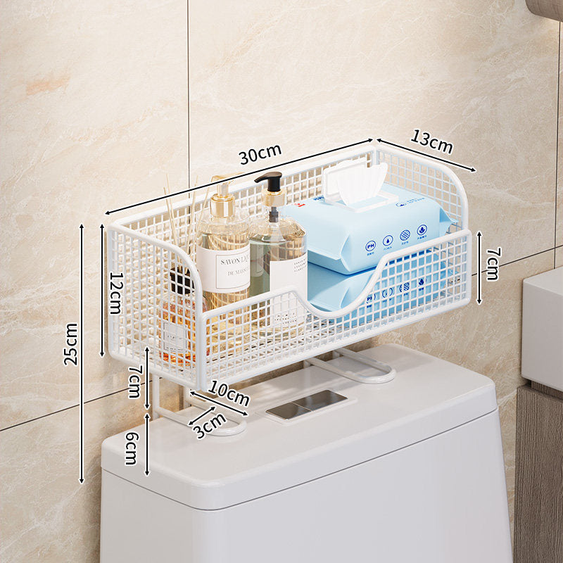 Over-Toilet Storage Organizer Rack Bowlift