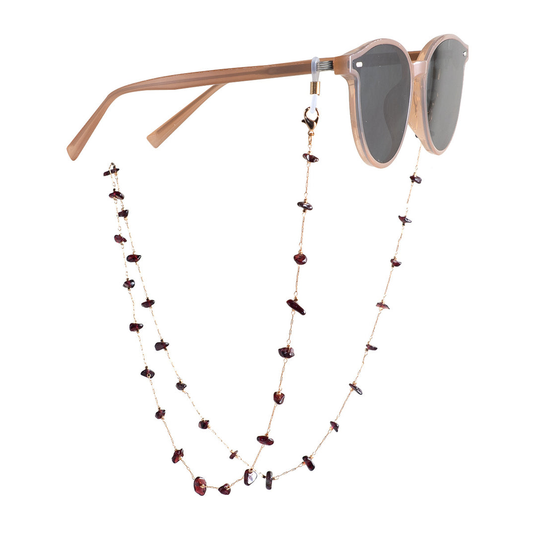 Delicate Gemstone Bead Eyewear Chain Bowlift
