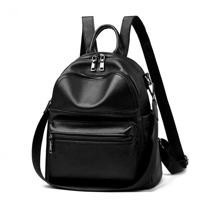 Premium Leather Multi-Pocket Backpack Bowlift