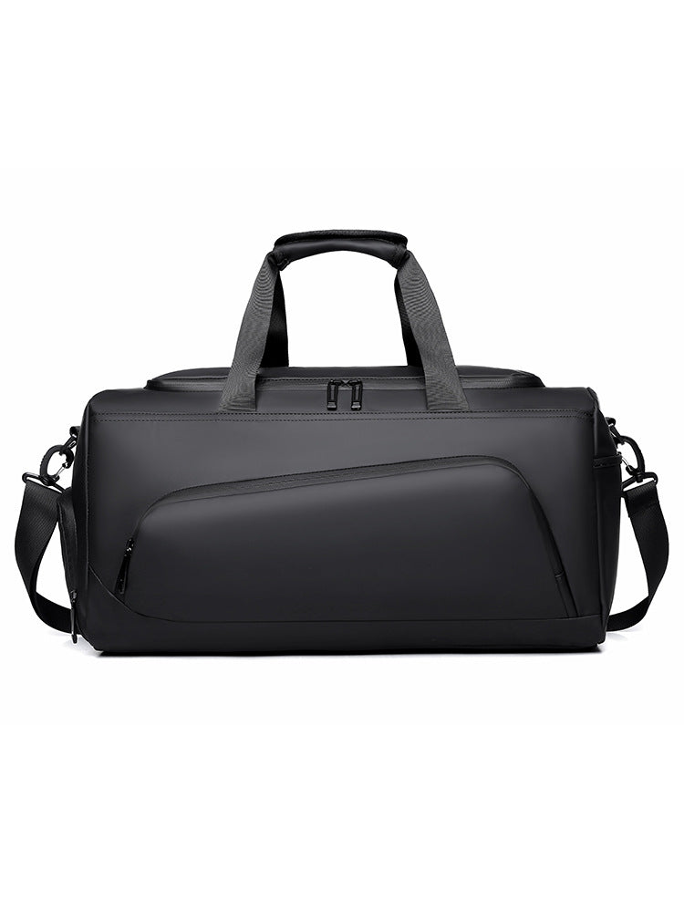 Sporty travel bag with extendable main compartment and multiple organizing pockets Bowlift