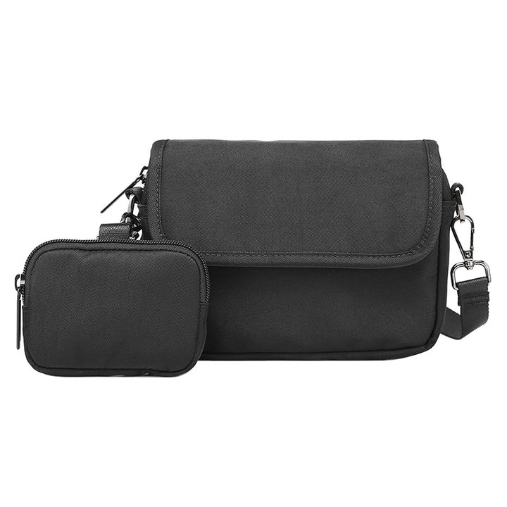 Dual-Compartment Utility Messenger Bag Bowlift