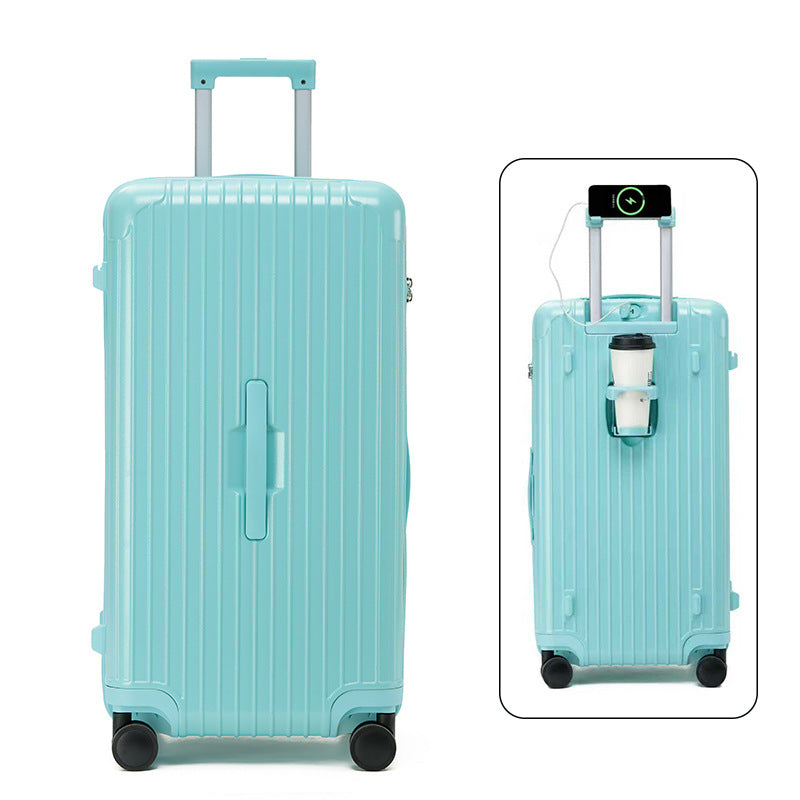 Unisex Hard-shell Travel Suitcase Bowlift