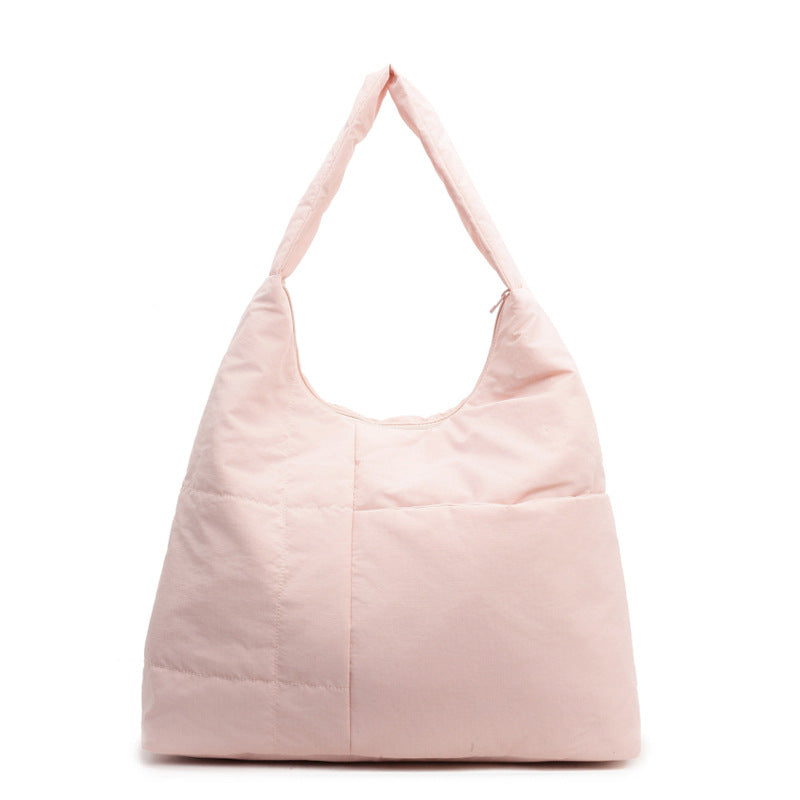 Cozy Quilted Shoulder Bag Bowlift