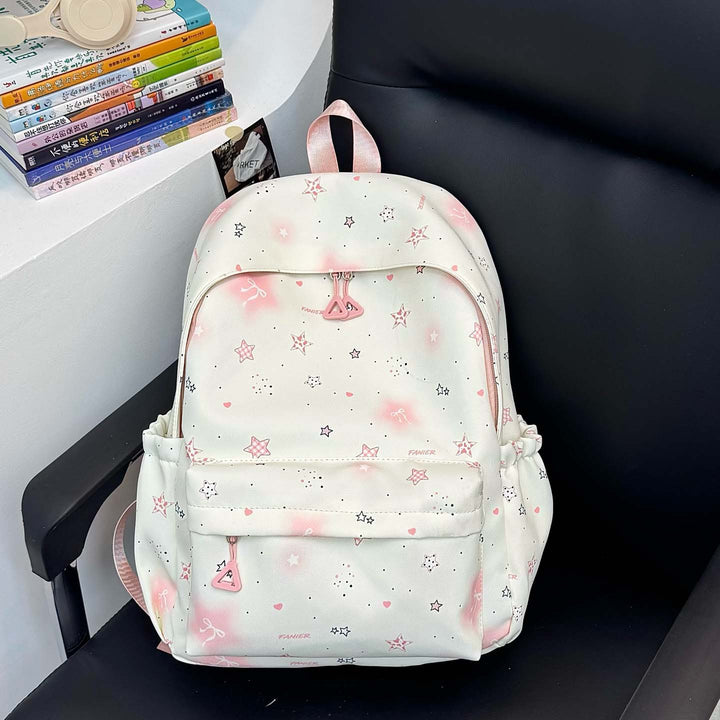 Star-Patterned Lightweight Backpack Bowlift