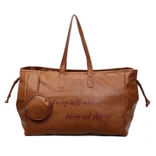 Stylish Leather Tote