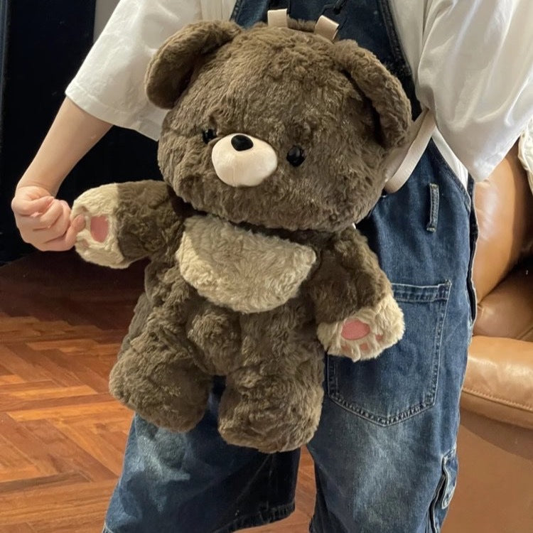 Plush Bear Backpack with Child-Friendly Design Bowlift