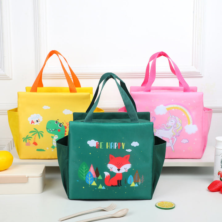 Insulated Fox-Themed Lunch Carrier Bowlift