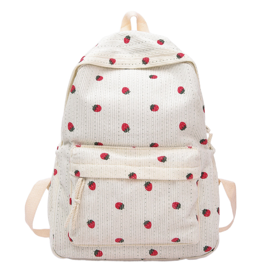 Backpack with Playful Fruit Pattern Bowlift
