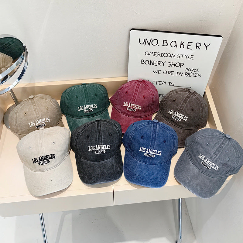 Men's Vintage-Style Cotton Cap Bowlift