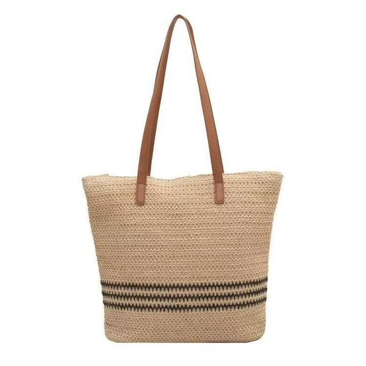 Oversized Beach Bag Made of Woven Material Bowlift
