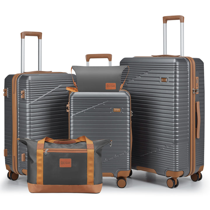 Unisex Multi-Functional Hard Shell Spinner Suitcase Bowlift