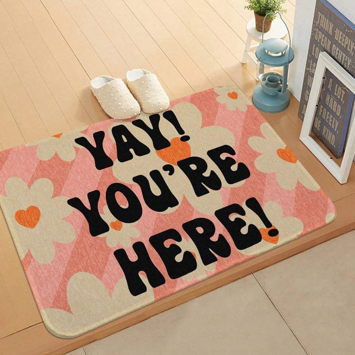 Decorative Geometric Welcome Mat Bowlift