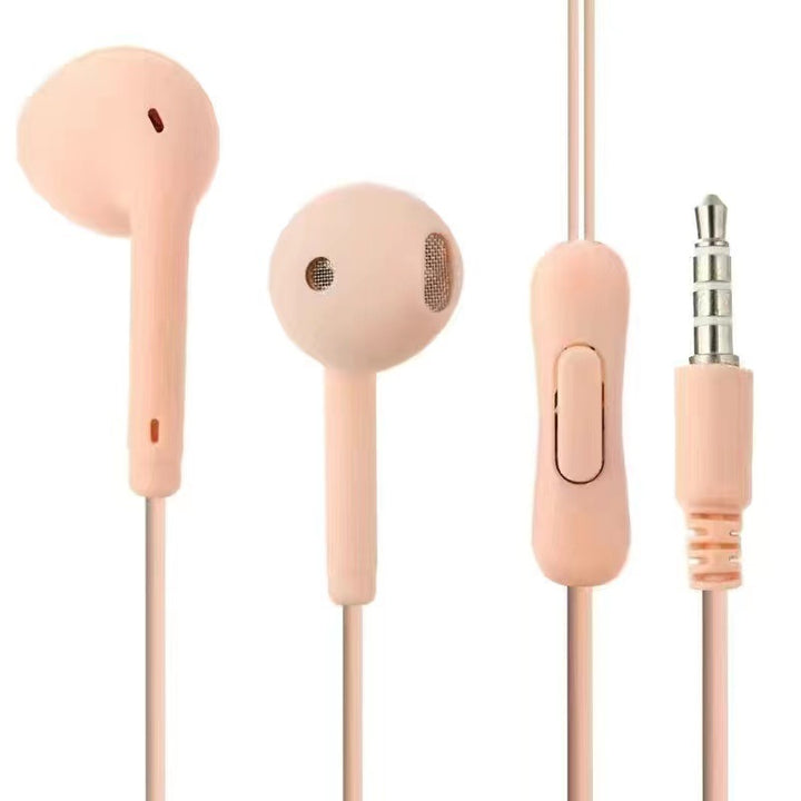 In-Ear Wired Headphones with Microphone and Volume Control Bowlift