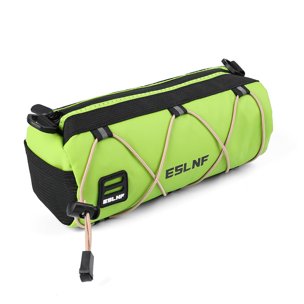 handlebar storage bag with elastic bungee organizer and water-resistant durable fabric Bowlift