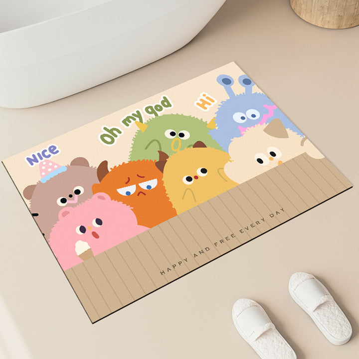 Fun Character Bath Mat