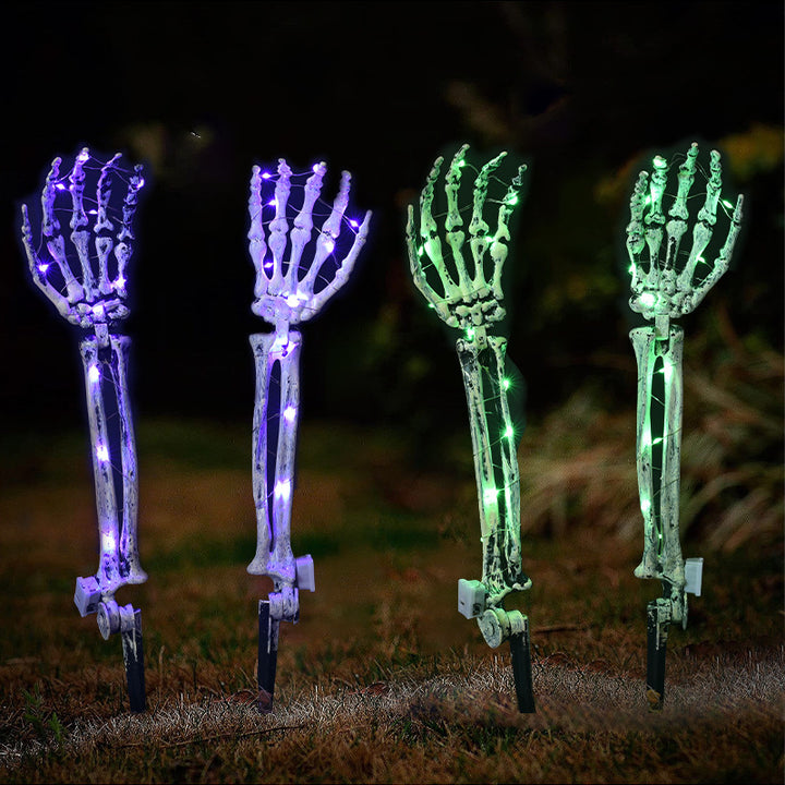 Decorative Skeleton Hand Garden Stake Bowlift