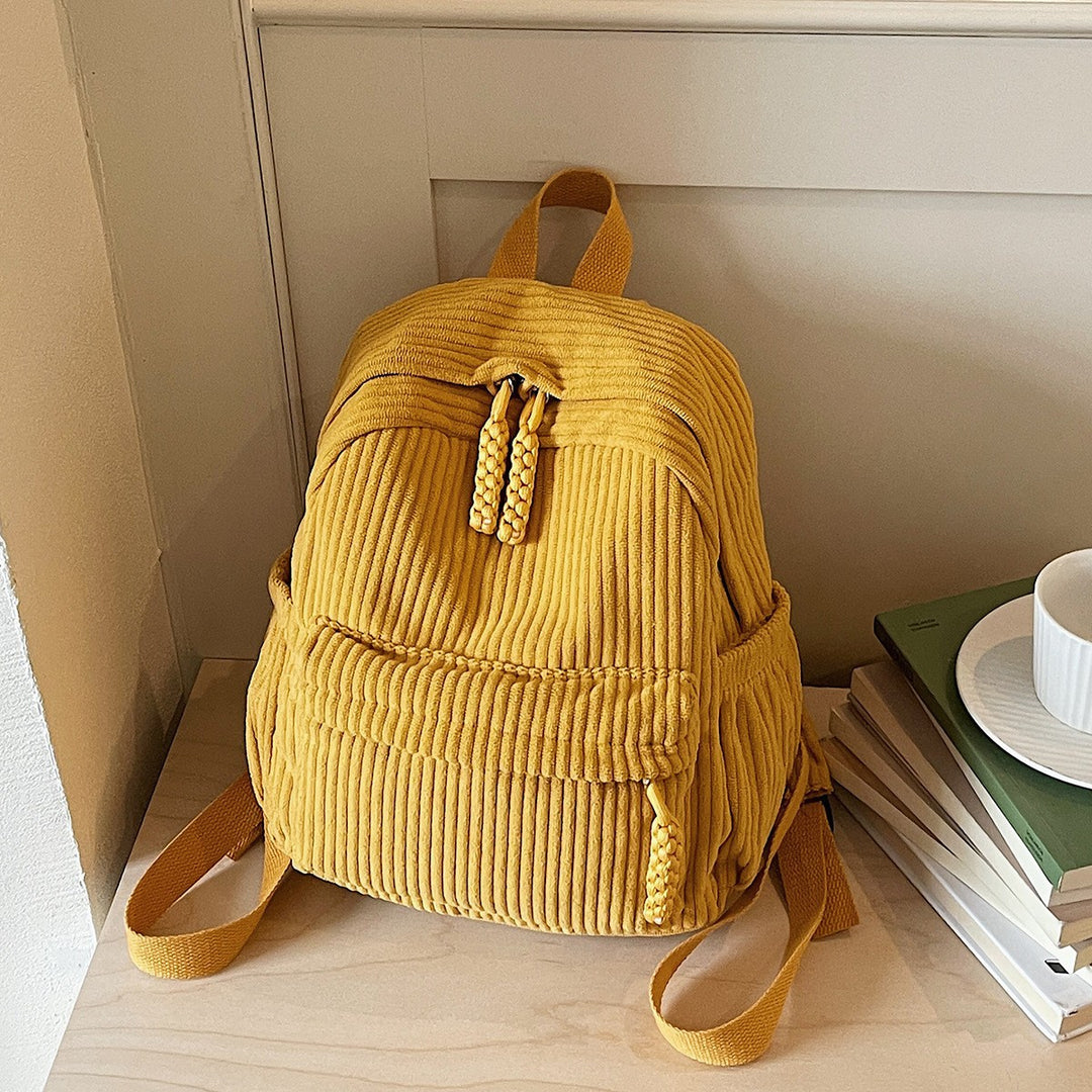 Cord-Backpack with Comfortable Straps Bowlift