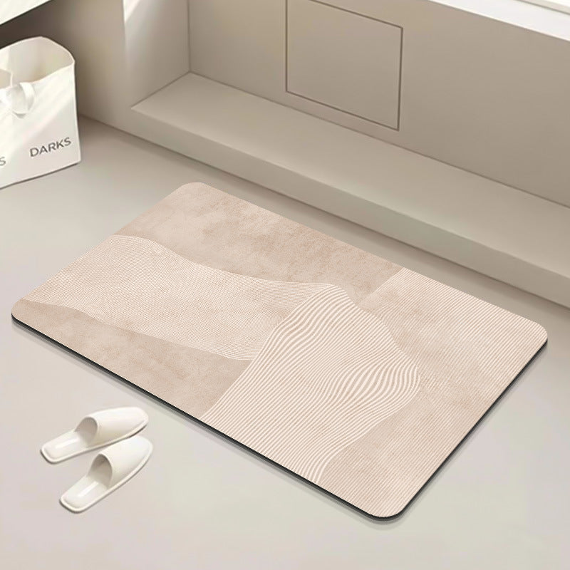Modern Geometric Bath Mat Bowlift