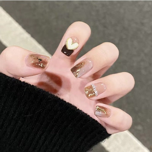 Elegant Floral Nail Art Extensions Bowlift