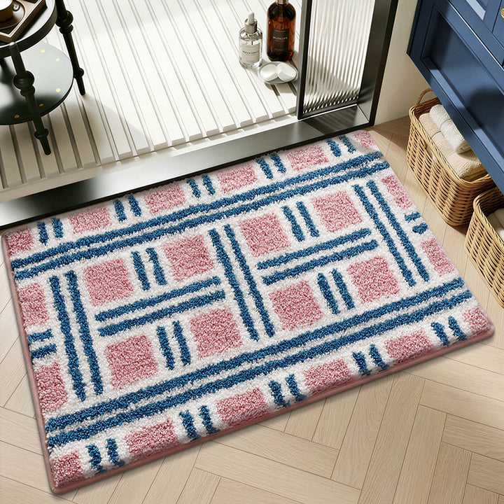Artistic Abstract Bath Mat Bowlift