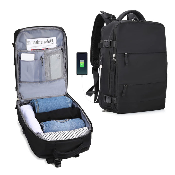 Versatile Travel Backpack with USB Charging Port Bowlift