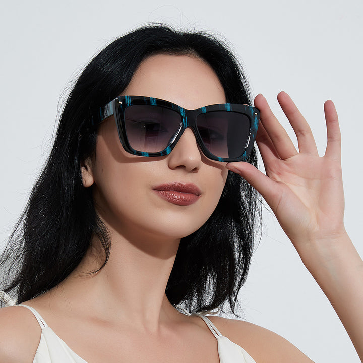 Women's geometric oversized sunglasses Bowlift