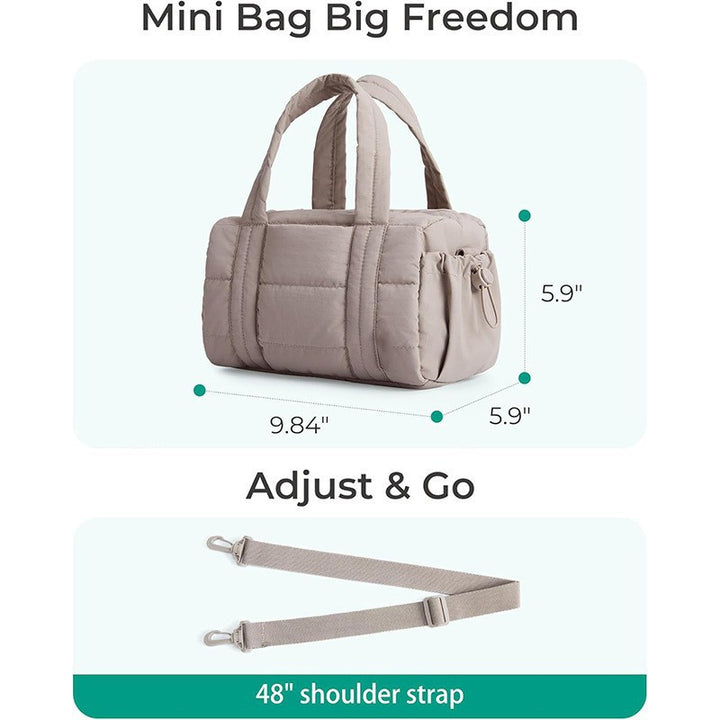 Stylish Quilted Weekend Tote Bowlift