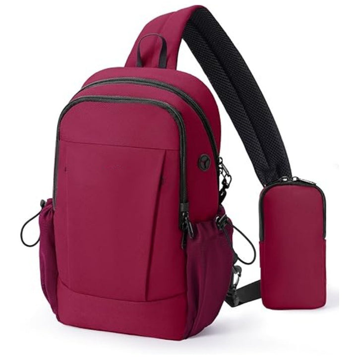 Ergonomic Sling Backpack with Organizer Bowlift