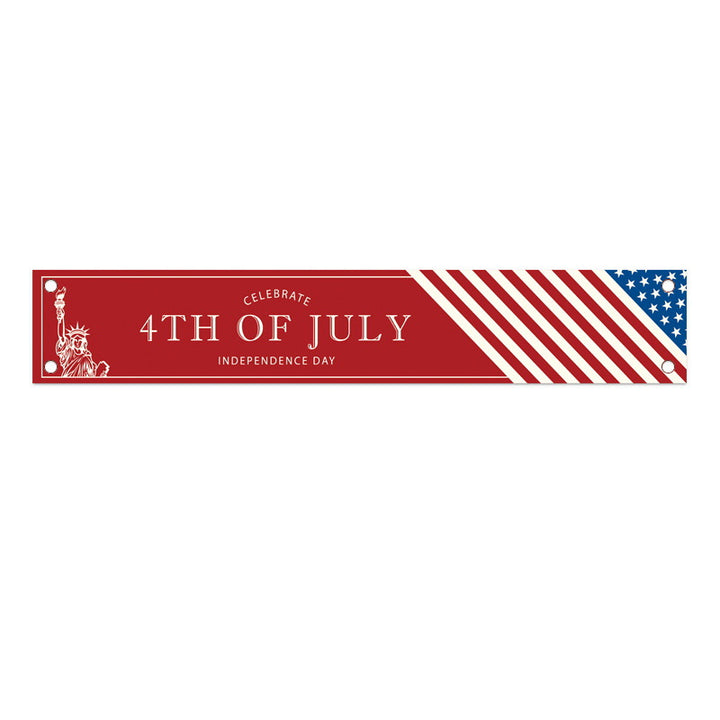 Unisex garden banner with patriotic design by Bowlift