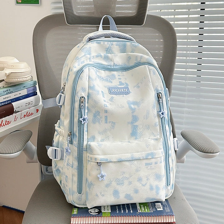 Multi-Functional Graphic Print Backpack Bowlift
