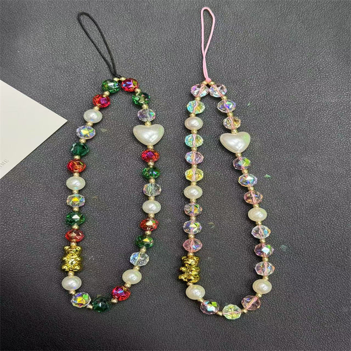 Colorful Beaded Charm Necklace Bowlift