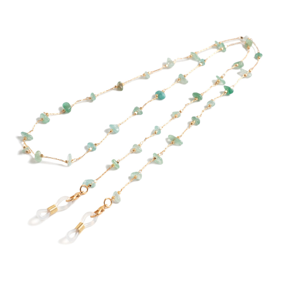 Delicate Gemstone Bead Eyewear Chain Bowlift