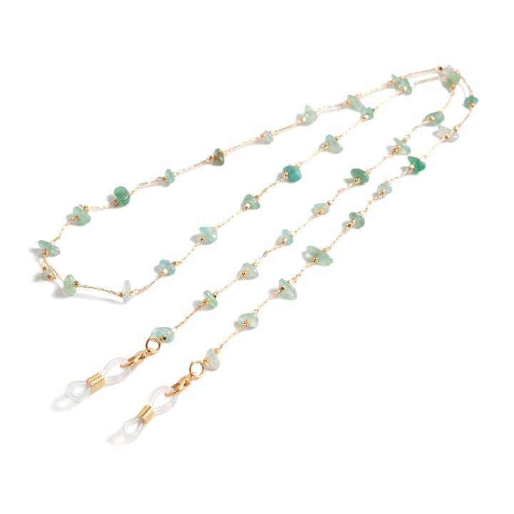 Delicate Gemstone Bead Eyewear Chain Bowlift