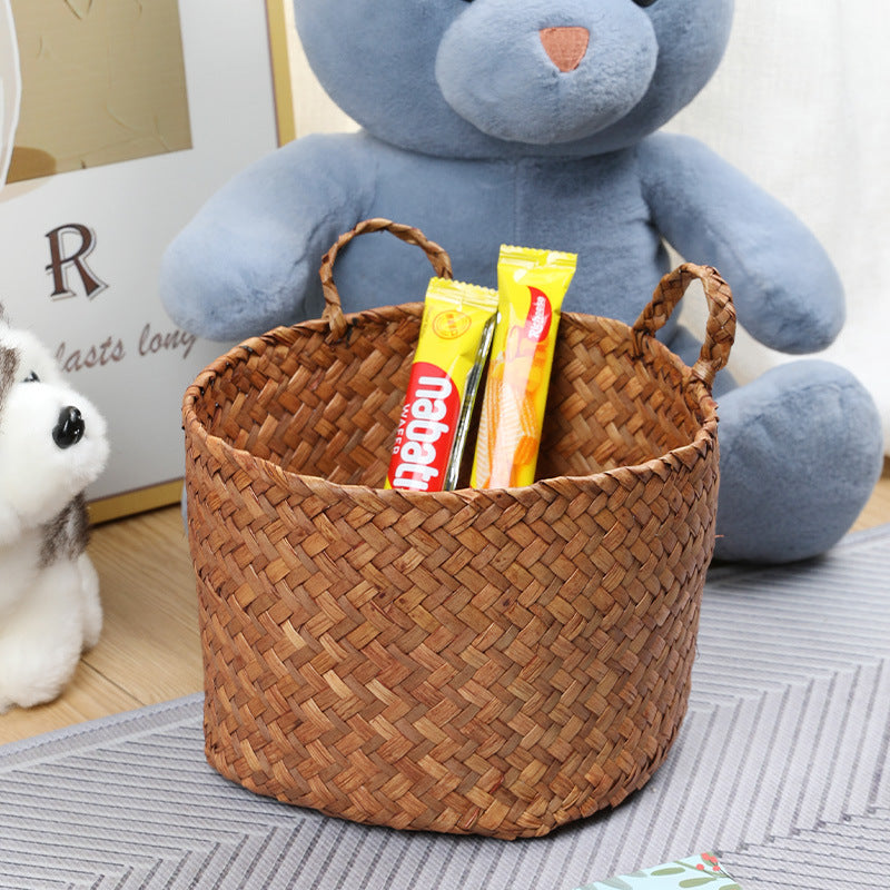 Multi-Functional Handwoven Storage Basket Bowlift