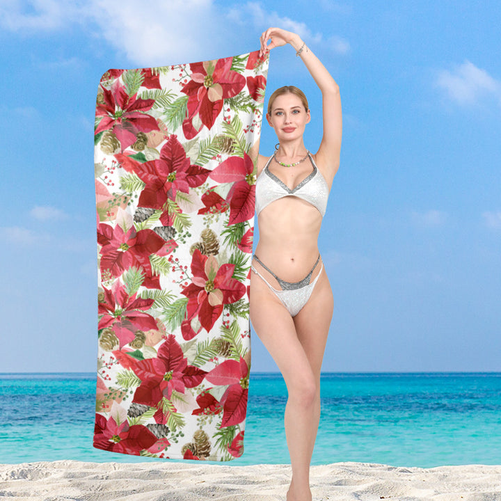 Beach towel with maritime dolphin motif Bowlift