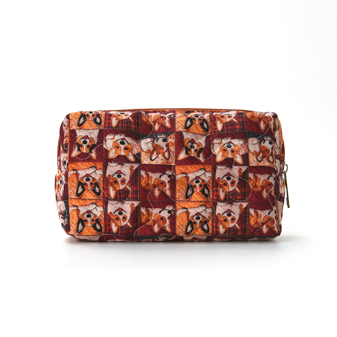 Cosmetic pouch with colorful animal design Bowlift