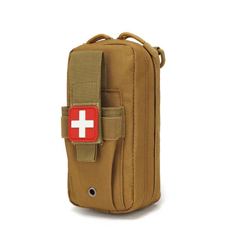 tactical MOLLE first aid pouch heavy-duty nylon drainage grommet organizer Bowlift