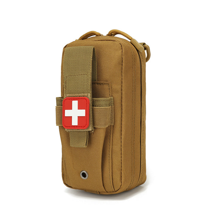 tactical MOLLE first aid pouch heavy-duty nylon drainage grommet organizer Bowlift