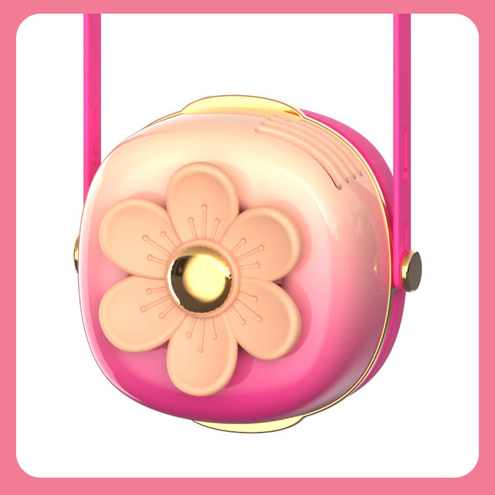 Women's Portable Handheld Fan in Floral Design Bowlift