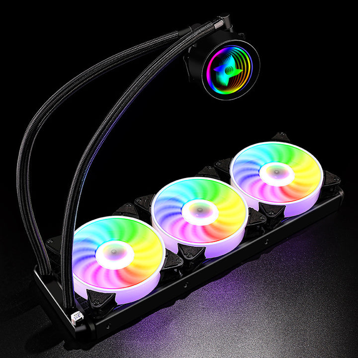 RGB Liquid CPU Cooler with Dual Fan Technology Bowlift