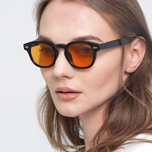 Women's round sunglasses with elegant design and UV protection Bowlift