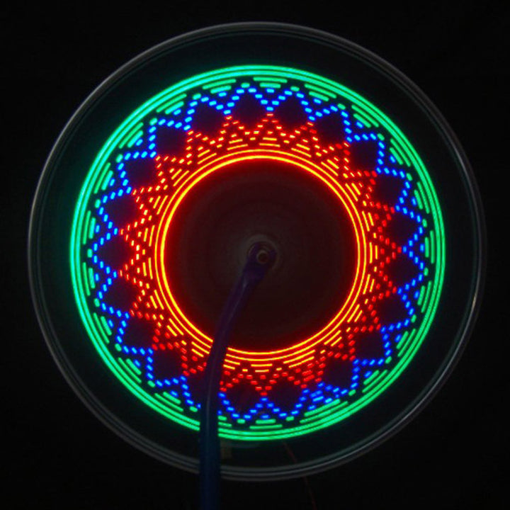 Bicycle LED Spoke Wheel Light Motion-Activated Clip-On Safety Lamp Bowlift