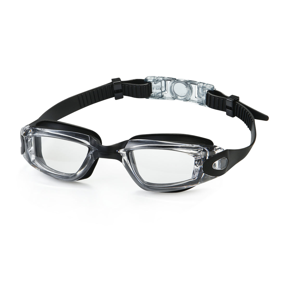 Swim goggles with adjustable head strap and anti-fog technology Bowlift