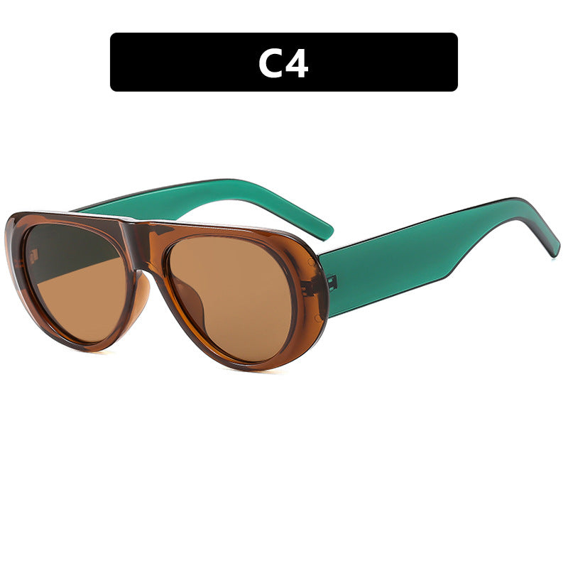 Women's fashionable sunglasses with futuristic design and polarized lenses Bowlift