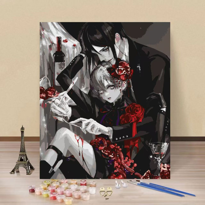 Gothic-Inspired Paint-by-Numbers Kit Bowlift