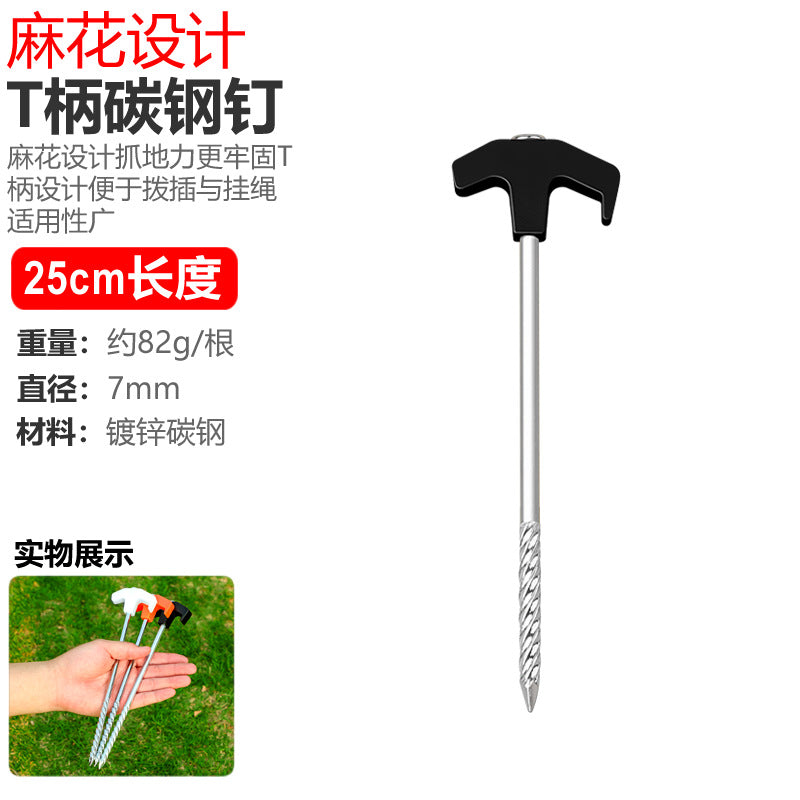 robust steel peg for tent anchoring Bowlift